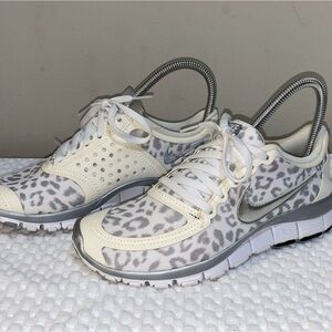 Nike Free 5 V4, Leopard Print size 6.5 but fit tight.